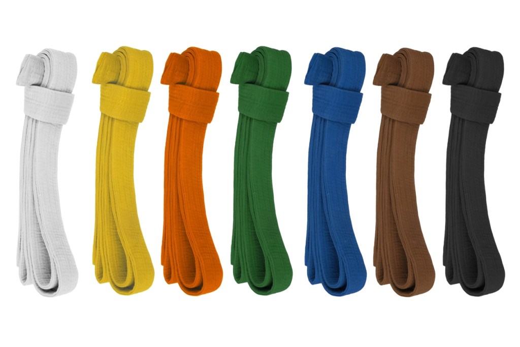Martial Arts Belts Mulitcolored